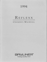 Bayliner 1994 Reflexx Owner's manual