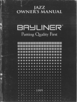 Bayliner 1995 Jazz Owner's manual