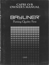 Bayliner 1995 Capri OB Owner's manual