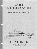 Bayliner 1995 4788 Motoryacht Owner's manual