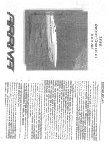 Bayliner 1996 Arriva Owner's manual