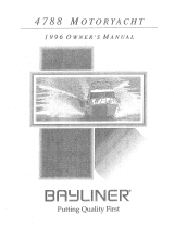 Bayliner 1996 4788 Motoryacht Owner's manual