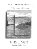 Bayliner 1996 4087 Motoryacht Owner's manual
