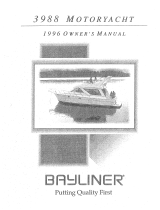 Bayliner 1996 3988 Motoryacht Owner's manual