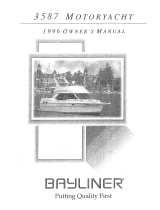 Bayliner 1996 3587 Motoryacht Owner's manual
