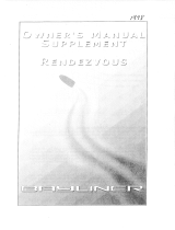 Bayliner 1998 Rendezvous Owner's manual