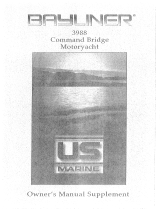 Bayliner 1998 3988 Motoryacht Owner's manual