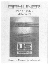 Bayliner 1998 3587 Motoryacht Owner's manual