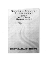 Bayliner 2000 4087 Aft Cabin Owner's manual