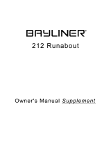 Bayliner 2003 212 Runabout Owner's manual