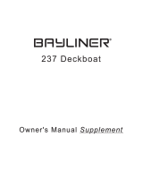 Bayliner 2007 237 Deck Boat Owner's manual