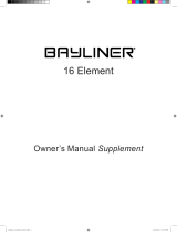 Bayliner 2014 Element Owner's manual