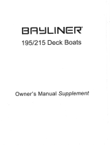 Bayliner 2017 195 Deck Boat Owner's manual