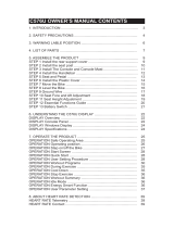 SportsArt C576U Owner's manual