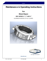 Dixon DBV Series Aluminum Grooved Style Clamps User manual