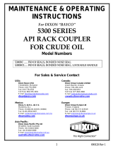 Dixon5300 Series for Crude Oil API Rack Couplers - Petroleum
