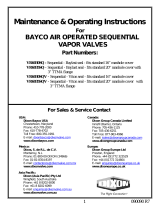 DixonAir-Operated Sequential Vapor Valve (VR6030SQ & VR Vents