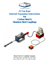 Dixon 15 TON RAM Internal Expanded Carbon And Stainless Couplings User manual