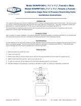 Dixon Combination Angle Hose & Pressure Restricting Valve (AVAPR150F-I & AVAPRF150-I) User manual