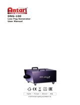 Antari DNG-100 Low Fog Machine User manual