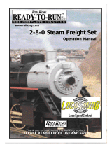 Rail King 2-8-0 Steam Freight/ Passenger Set Operating instructions
