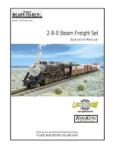 Rail King 2-8-0 Steam Freight/ Passenger Set Operating instructions