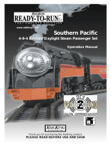MTH Southern Pacific 4-8-4 Bantam Daylight Steam Passenger Operating instructions