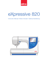 ELNA eXpressive 820 Owner's manual