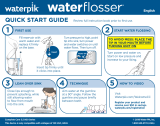 Waterpik WP-811 Quick start guide