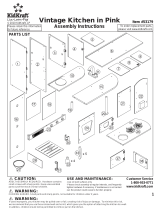 KidKraft Vintage Play Kitchen - Pink Assembly Instruction