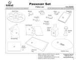 KidKraft Passover Set Assembly Instruction