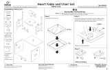 KidKraft Heart Table & Chair Set User manual