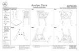 KidKraft Avalon Chair - White Assembly Instruction