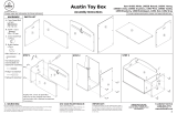 KidKraft Austin Toy Box - White Assembly Instruction