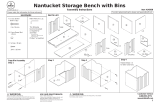 KidKraft Nantucket Storage Bench - Pastel Assembly Instruction