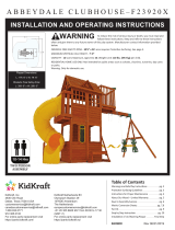 KidKraft Abbeydale Clubhouse Wooden Playset Assembly Instruction