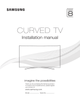 Samsung HG65AC890VJ Installation guide