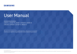 Samsung UD55E-A User manual