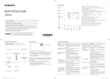 Samsung UH46F5 Quick start guide