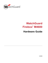 Watchguard Firebox M4600 User manual