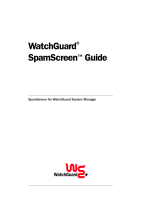Watchguard SpamScreen User guide