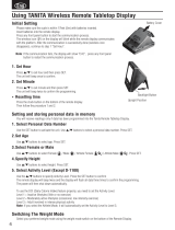 Tanita D-1000 Owner's manual