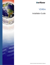 VeriFone V240m Installation guide