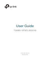 TP-LINK T2500G-10TS User guide