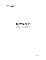 TP-LINK TL-WPA8730 KIT User guide