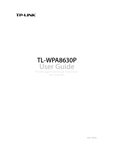 TP-LINK TL-WPA8630P KIT User manual