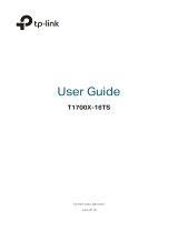 TP-LINK T1700X-16TS User guide