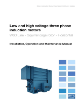 WEG Three phase induction motors W60 line - squirrel cage rotor - horizontal User manual