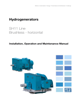 WEG Hydrogenerators SH11 line brushless horizontal User manual