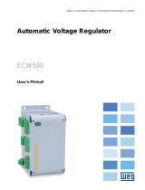WEG Automatic Voltage Regulator ECW500 User manual